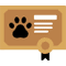 Goldendoodle Puppy Foot Print Icon